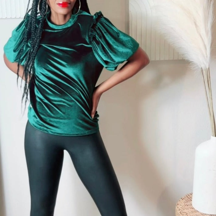 Valerie Velvet Top