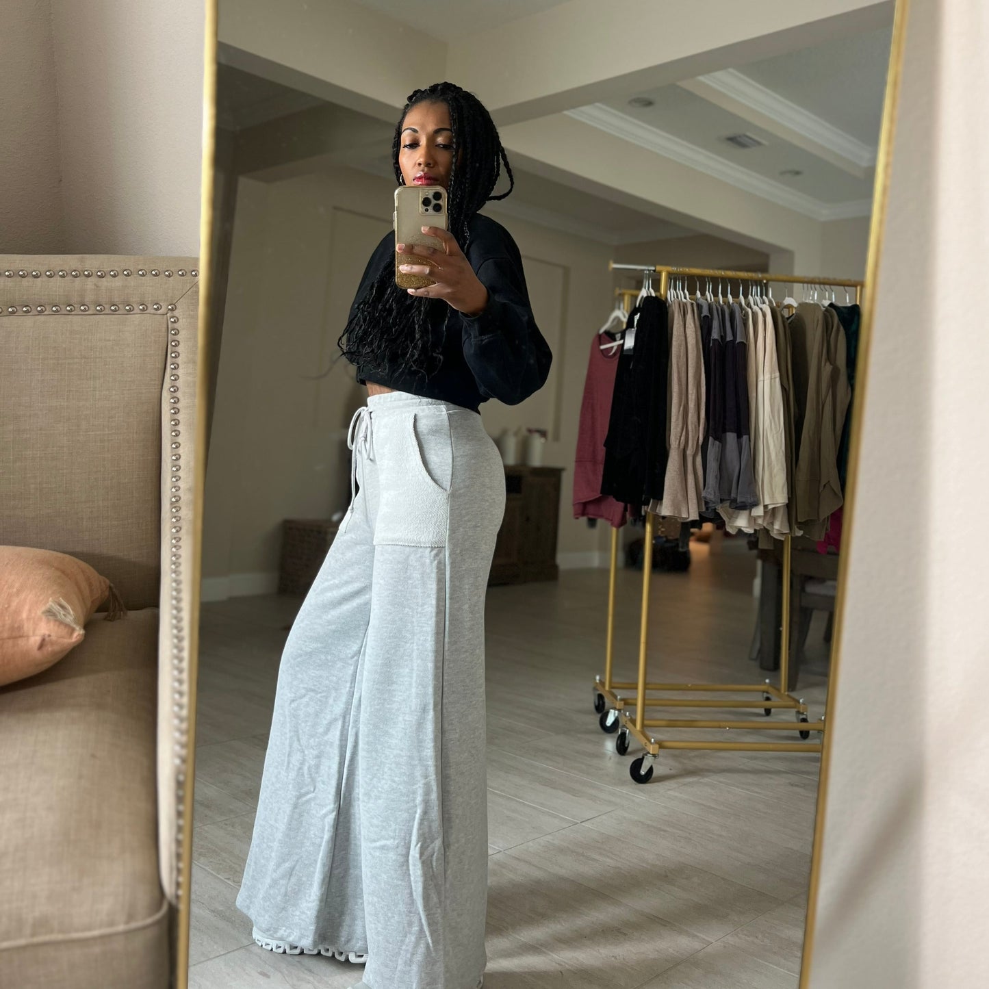 Wanda Wide Leg High Waist Pant