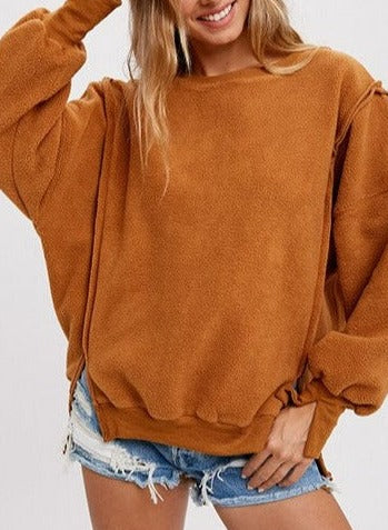 Miss Mocha Crewneck Pullover