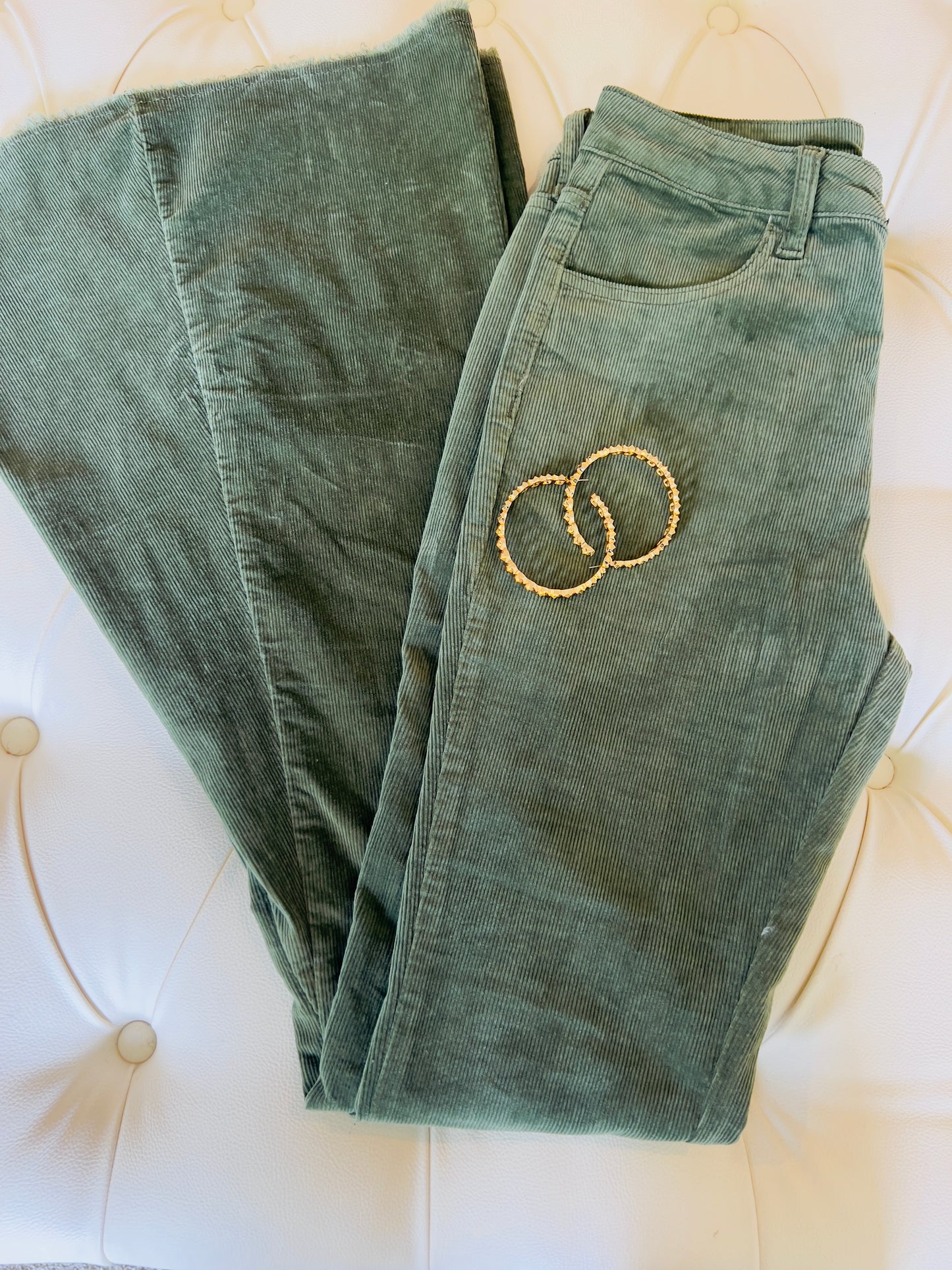 The Gina Green Corduroy Flares