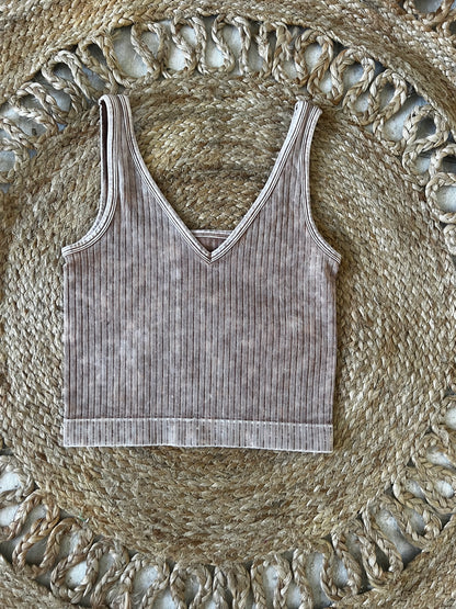 V-Neck Crop Top